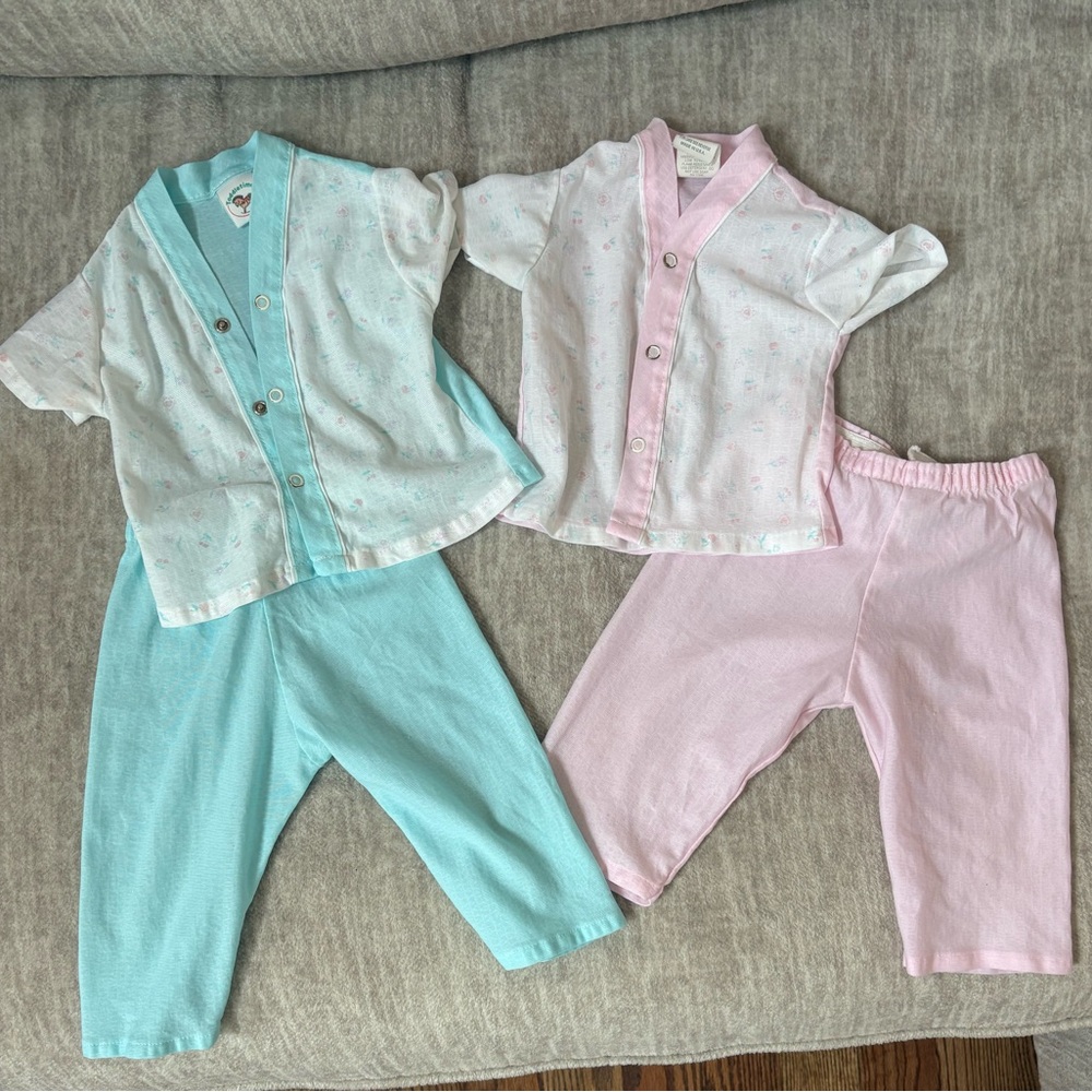 Vintage Baby Pajama Sets